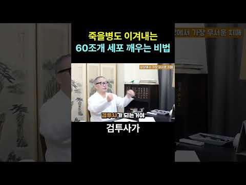 【화타 비결】죽을병에서도 60조 세포를 깨워 살아나는 법
