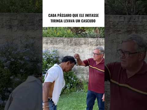 TIRINGA E O IMITADOR DE PÁSSAROS 😂 #tiringa #tiringaecharlles #comediaselvagem #shorts