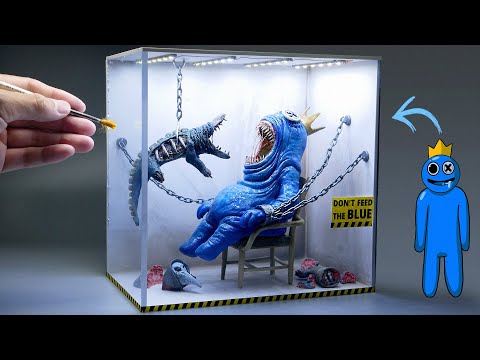 Diorama of realistic Rainbow Friends In the Laboratory With SCP