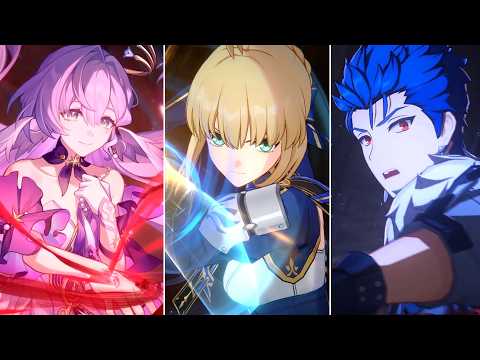 Honkai Star Rail x Fate Stay Night - All Bosses & Ending (Full Collab Story)
