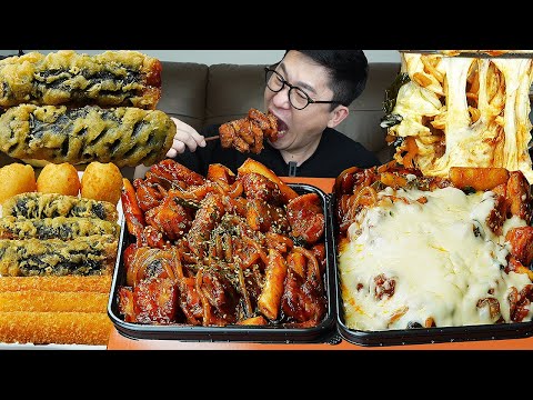 우동사리와 치밥필수😎!ㅎ 매력있는 🍗바베큐치킨 먹방 BBQ CHICKEN MUKBANG