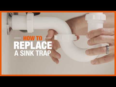 How To Replace A Sink Trap, How To Install A P Trap For Bathtub