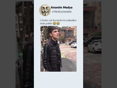 O kadar çok kaydırdın ki orijinaline denk geldin 😂😂