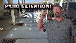 Backyard Patio Extension with Planters + Full Finishing Tool Demo