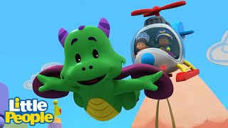 The Kids Help a Dragon Learn to Fly  | Preschool Learning | Little People Fisher Price