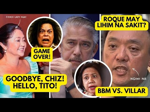 ROQUE MAY LIHIM NA SAKIT? CHIZ OUT, SOTTO IN! BBM VS VILLAR