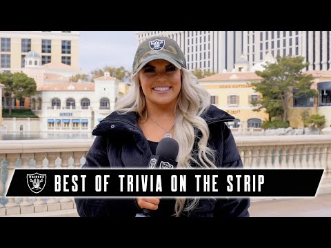 Raider Nation Answers Questions on the Las Vegas Strip | Raiders | NFL video clip