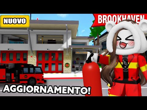 NUOVO AGGIORNAMENTO BROOKHAVEN NUOVA STAZIONE DEI POMPIERI SU ROBLOX!