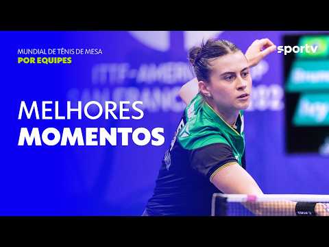 BRASIL 3 X 1 REPÚBLICA TCHECA | MELHORES MOMENTOS | MUNDIAL DE TÊNIS DE MESA POR EQUIPES | sportv