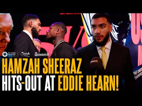 Hamzah sheeraz hits out at eddie hearn for wild comment 1 year ago & vows to rub victory in his face