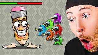 Mini Crewmate VS Italian BRAINROT! FUNNY Among Us Animations
