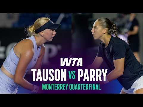 Clara Tauson vs. Diane Parry | 2026 Monterrey Quarterfinal | WTA Match Highlights