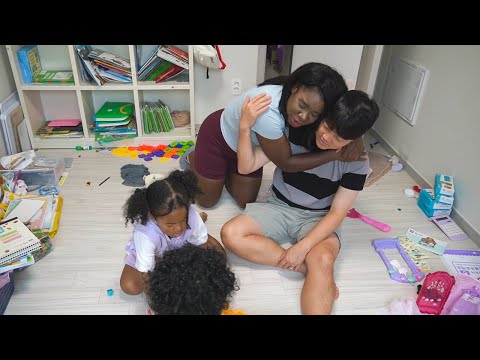 Black Mom’s Journey of Raising Strong Mixed Twins in Korea| Interracial Family in Korea