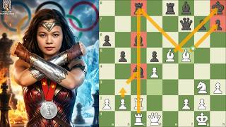 Nguyễn Thị Mai Hưng Hóa Wonder Woman, Giành Huy Chương Bạc Olympiad Chess || TungJohn Cờ Vua