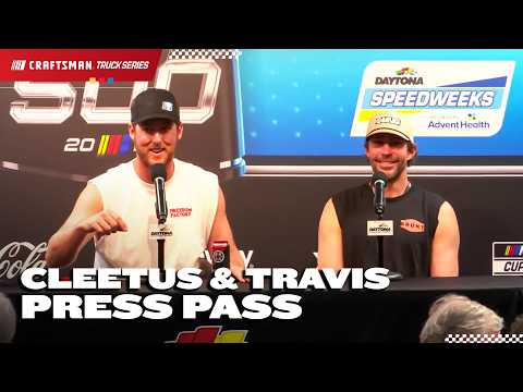 Cleetus McFarland & Travis Pastrana's Press Conference at Daytona | NASCAR