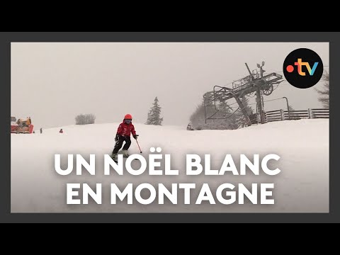 La neige est de retour dans les Vosges : "on est ému, les gens sont contents"