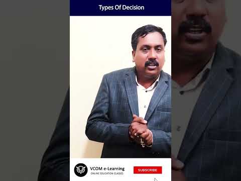 Types Of Decision – #Shortvideo – #businessmanagement – #gk #BishalSingh – Video@50