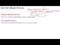 Intermolecular Forces and Interactions