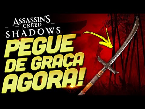 CORRE!!! RESGATE AGORA "DE GRAÇA" UMA ARMA ESPECIAL PARA ASSASSIN'S CREED SHADOWS! LOUCURAAAAA