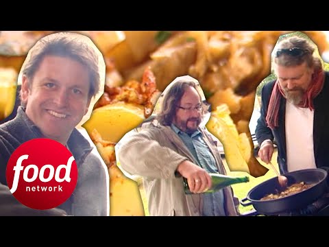 James And The Hairy Bikers Cook Pork With Cider In Brittany | James Martin's French Road Trip