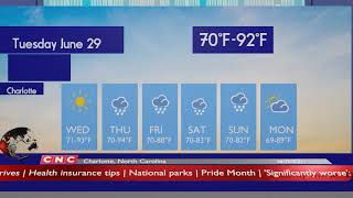 Weather Forecast Charlotte, North Carolina  ▶ Charlotte weather Forecast and local news 06/29/2021