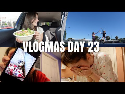 VLOGMAS DAY 23: morning pickleball, airport disaster & home in NH!