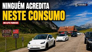 Mais de 20 Elétricos nos Alpes Franceses e o Consumo que Me Surpreendeu