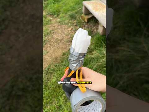 Warum du im Hühnerstall immer eine Maske tragen musst🤮 #landwirtschaft #hühner #hühnerstall #huhn