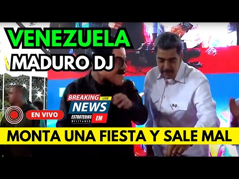 🚨 VENEZUELA NICOLÁS MADURO DEBUTA COMO DJ Y LA FIESTA SALE MAL #Venezuela