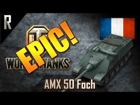 ► World of Tanks - Epic Games: AMX 50 Foch 155 [4 kills, 11524 dmg]