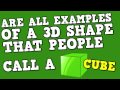 Identifying 3D Shapes and Solids