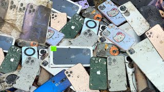 😯Great Lucky😍! i Found A lots of Apple iPhone 15_13 _12 _iPad Pro... || Restore iPhone 13 Cracked