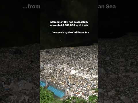 3,000,000 kg of Trash Intercepted and Extracted from Rio Las Vacas, Guatemala ?? #shorts