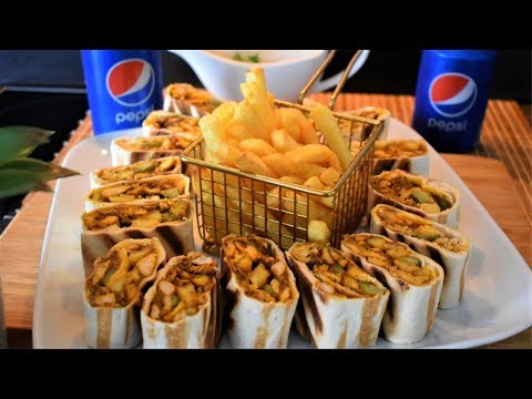 شاورما الدجاج بطريقة احترافيه متل المحلات ما بتتخيلو طعمها شو طيب