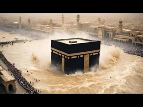 Holy Kaaba flooded! MASSIVE Flood Hits Makkah Taif, Saudi Arabia