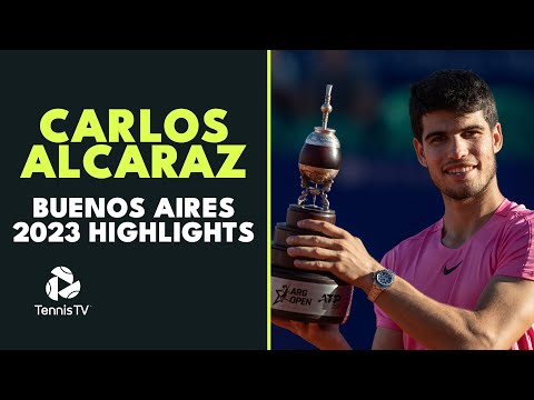 Back With A Bang! Carlos Alcaraz’s Highlights From Winning Week In Buenos Aires 🏆