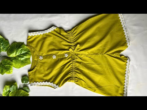 Latest Baby Jumpsuit cutting and stitching tutorial || Baby girl Romper Dress