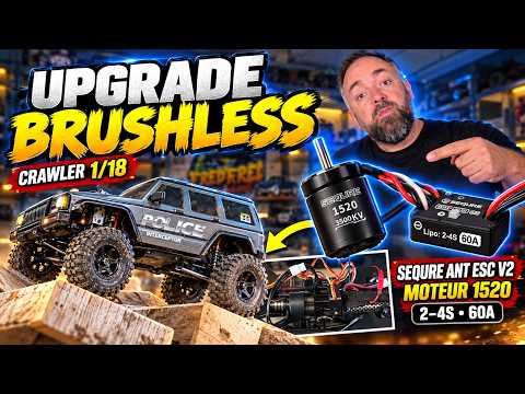 SEQURE mise sur le brushless pour les crawlers au 1/18