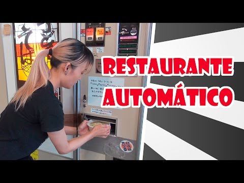RESTAURANTE DE MÁQUINAS AUTOMÁTICAS  SEM ATENDENTES - Japão Nosso De Cada Dia