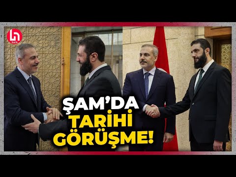 Erdoğan "İletişimi başlattık" demişti... Hakan Fidan, Şam'da Colani ile görüştü!