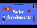 Exploring French Clothing Vocabulary at A1 Level
