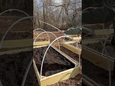 DIY PVC Hoophouse: How We Added Cross Panel Support!