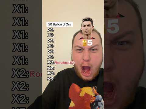 50 Ballon d’Ors Challenge #shorts