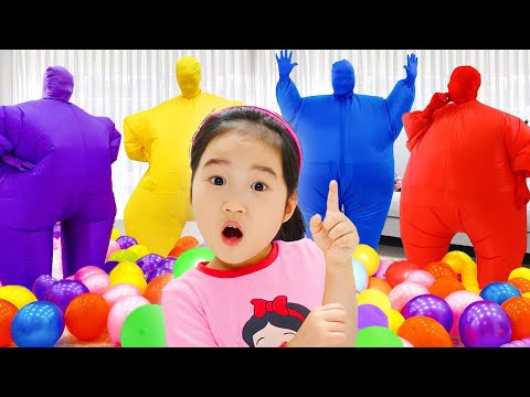 Desafío del Cubo de Globos con Boram y sus amigos