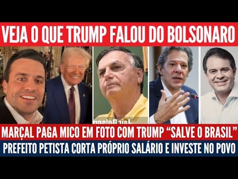 Carluxo filma Bolsonaro chorando, Marçal se ajoelha a Trump, Lula dá bronca em Haddad, EUA retrocede