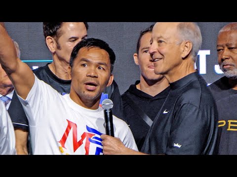 ICON Manny Pacquiao FINAL WORDS before Barrios WORLD TITLE CLASH | Premier Boxing Champions