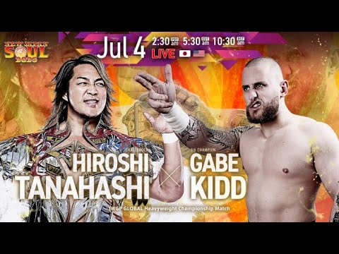 Gabe Kidd vs Hiroshi Tanahashi LIVE in English July 4!