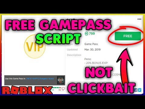Free Robux For Gamepasses Unpatchable 07 2021 - how to get free roblox gamepasses no waiting