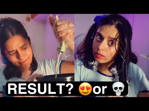 🫣 I DID “HAIRCOLOR” Experiment on my Hair and it was DIY! (Tamil) NO Bleach Hair Colour