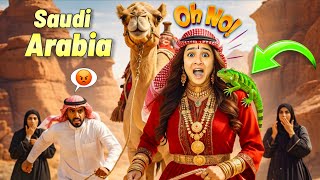 Living in Saudi Arabia with Rs. 80,000/- 😰 Travel Challenge in Budget 🤯